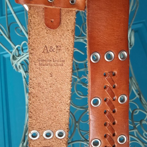 Genuine Leather Belt Metal Studded Rivets Grommets Woven Braided Western Women main image 5